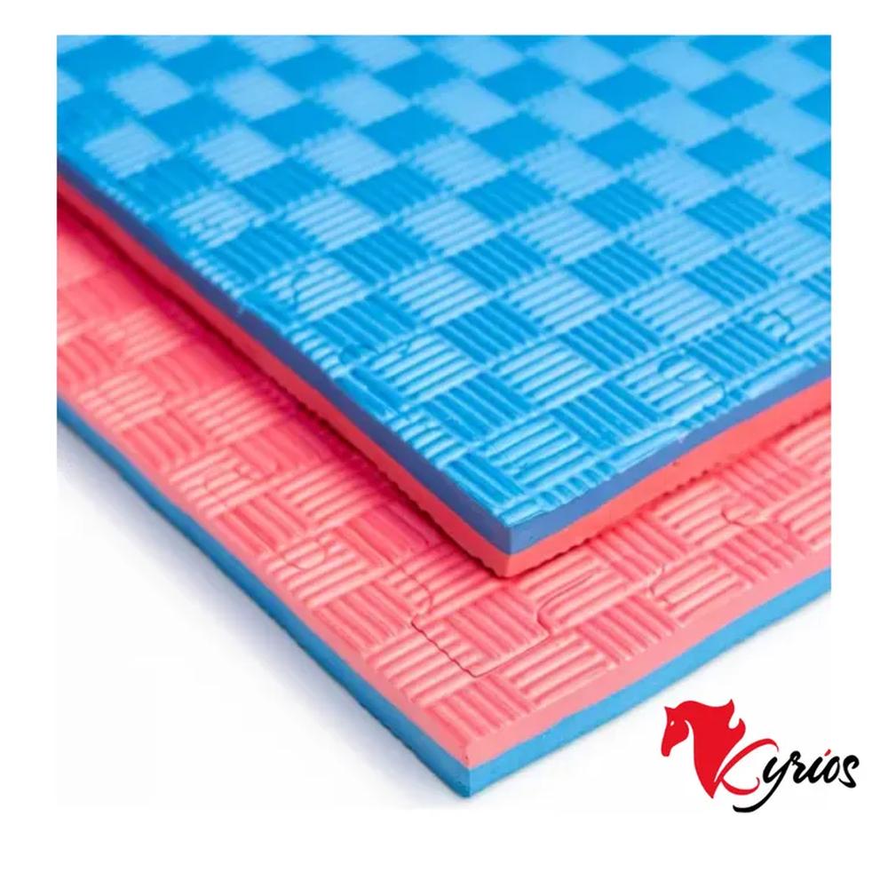 PACK DE 5 PISOS TATAMI DE 1 X 1 METRO DOBLE COLOR ANTIDESLIZANTE