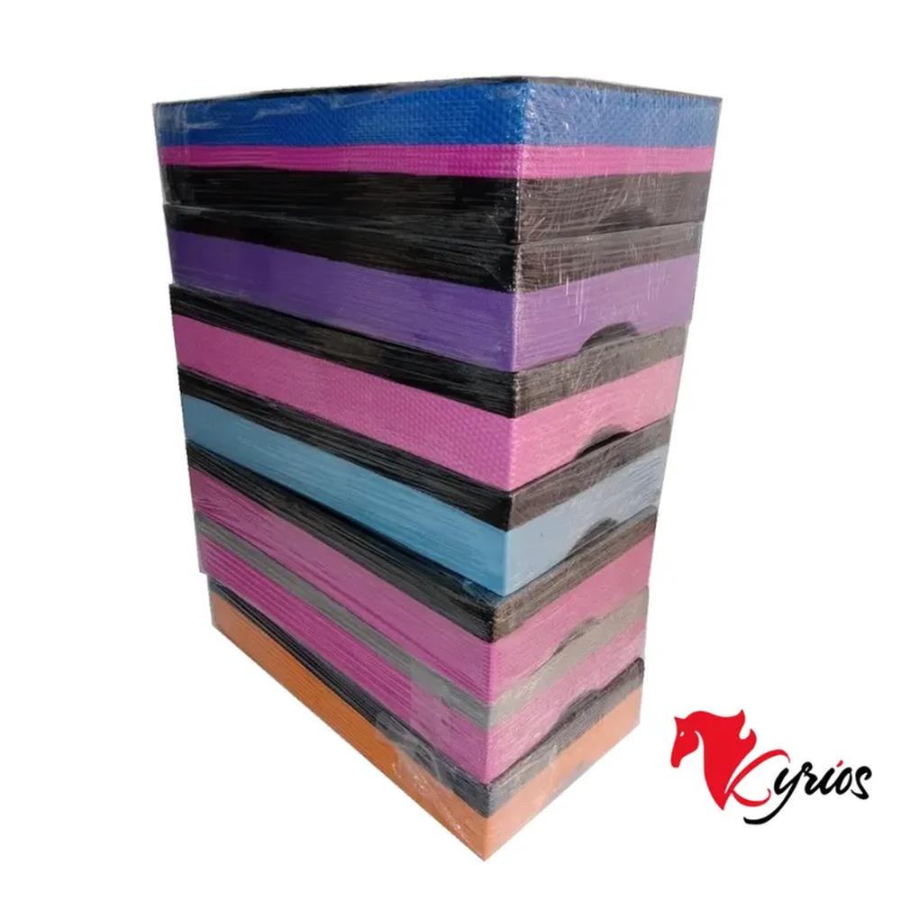 STEP DE MADERA PARA AEROBICOS Y ENTRENAMIENTOS COLOR PARA MUJERES