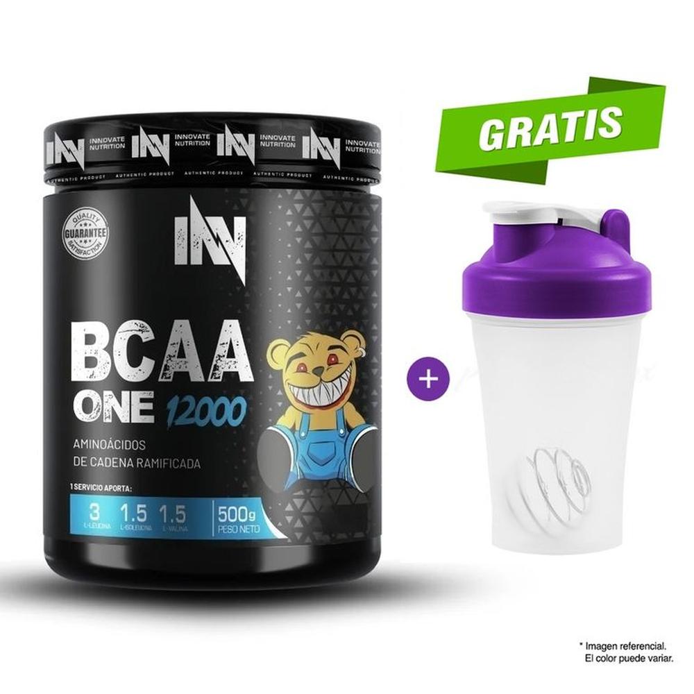 BCAA ONE 12000 500 GR AMINOÁCIDOS INN FRUIT PUNCH + SHAKER BCAA ONE 12000 500 GR AMINOÁCIDOS INN FRUIT PUNCH + SHAKER