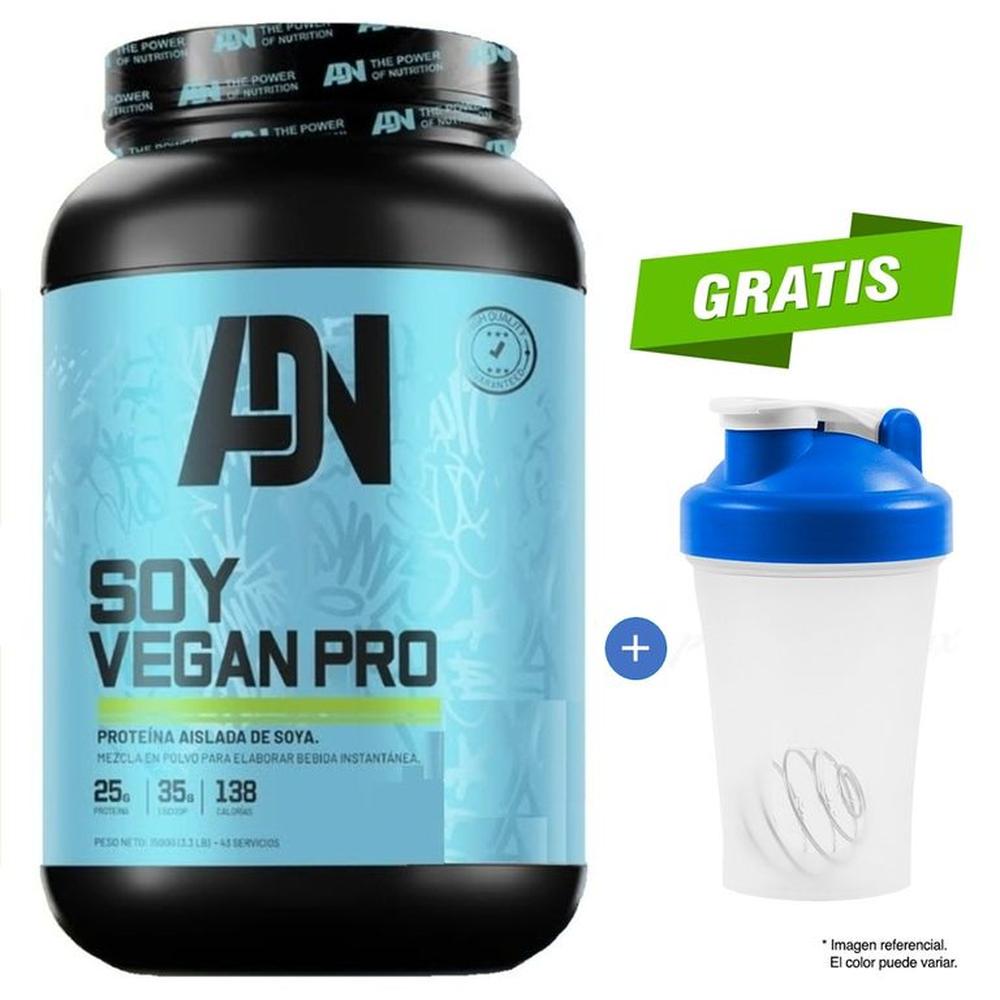 Proteína Adn Soy Vegan Protein 1.5 kg Chocolate Shaker Proteína Adn Soy Vegan Protein 1.5 kg Chocolate Shaker