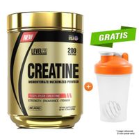 CREATINA MONOHIDRATADA MICRONIZADA 500G LEVEL PRO
