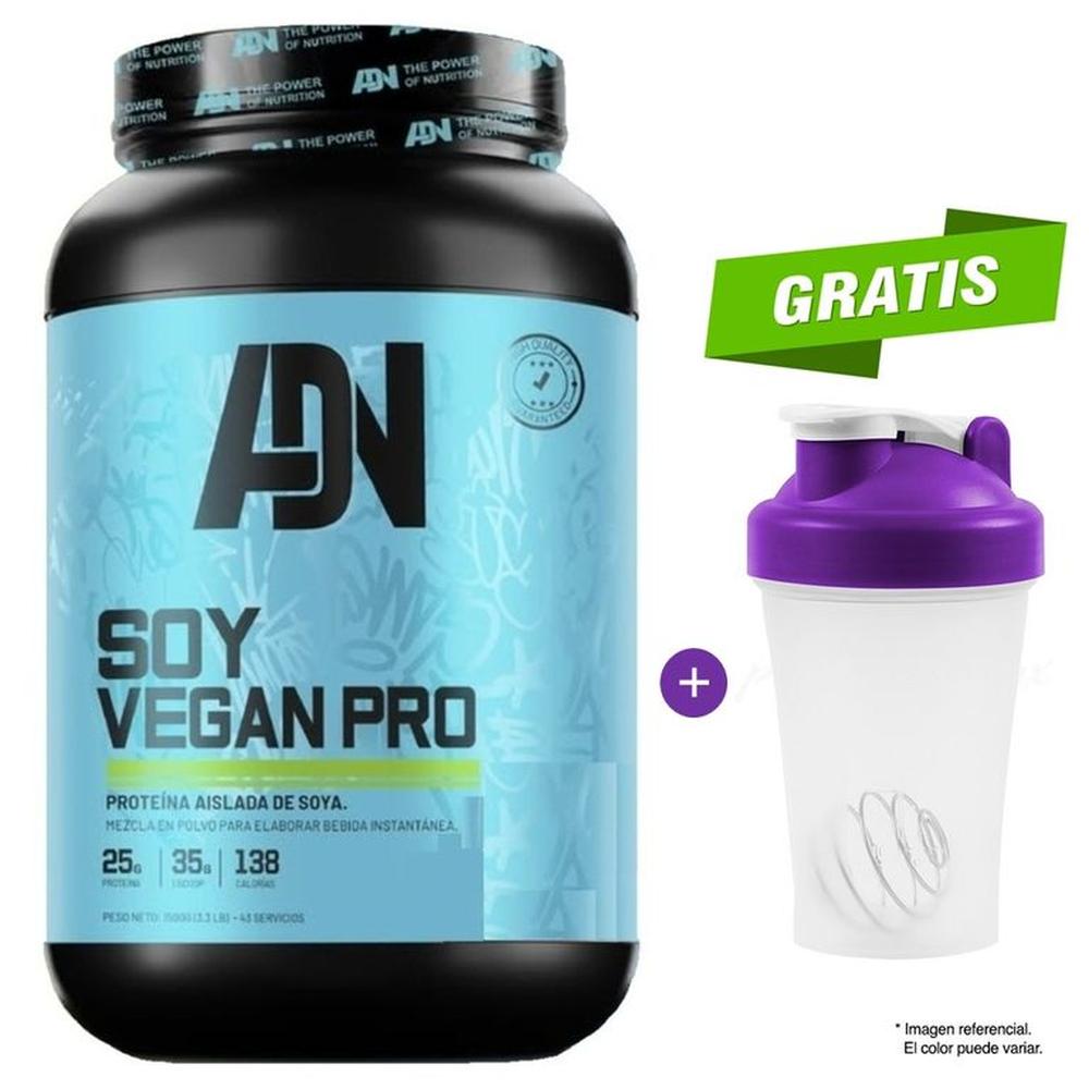 ADN NUTRITION SOY VEGAN PROTEIN 1.500 G CHOCOLATE + SHAKER ADN NUTRITION SOY VEGAN PROTEIN 1.500 G CHOCOLATE + SHAKER