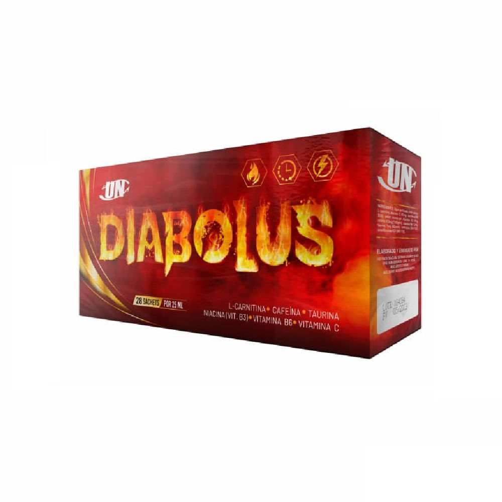 Quemador de Grasa Universe Nutrition Diabolus Caja 28 Unid Maracuyá Quemador de Grasa Universe Nutrition Diabolus Caja 28 Unid Maracuyá