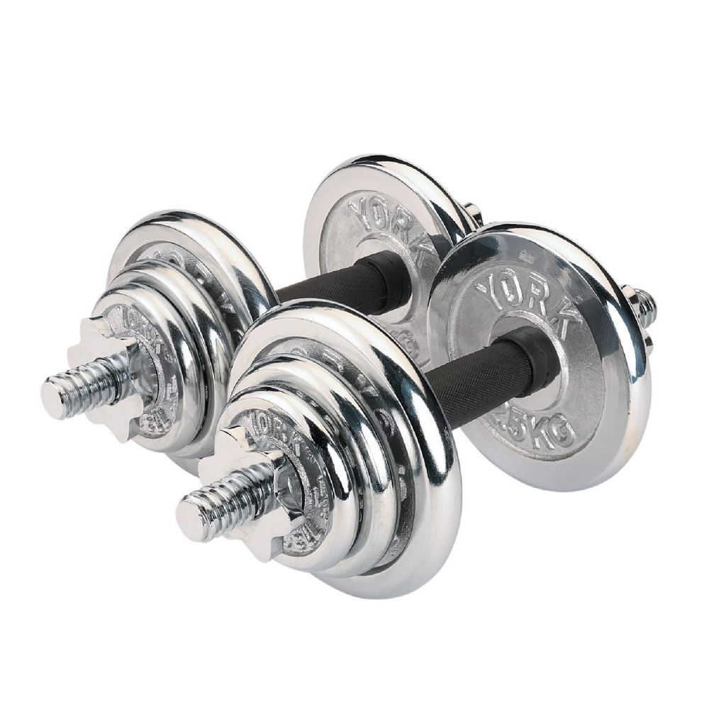 Set de 20Kg Pesas Cromadas