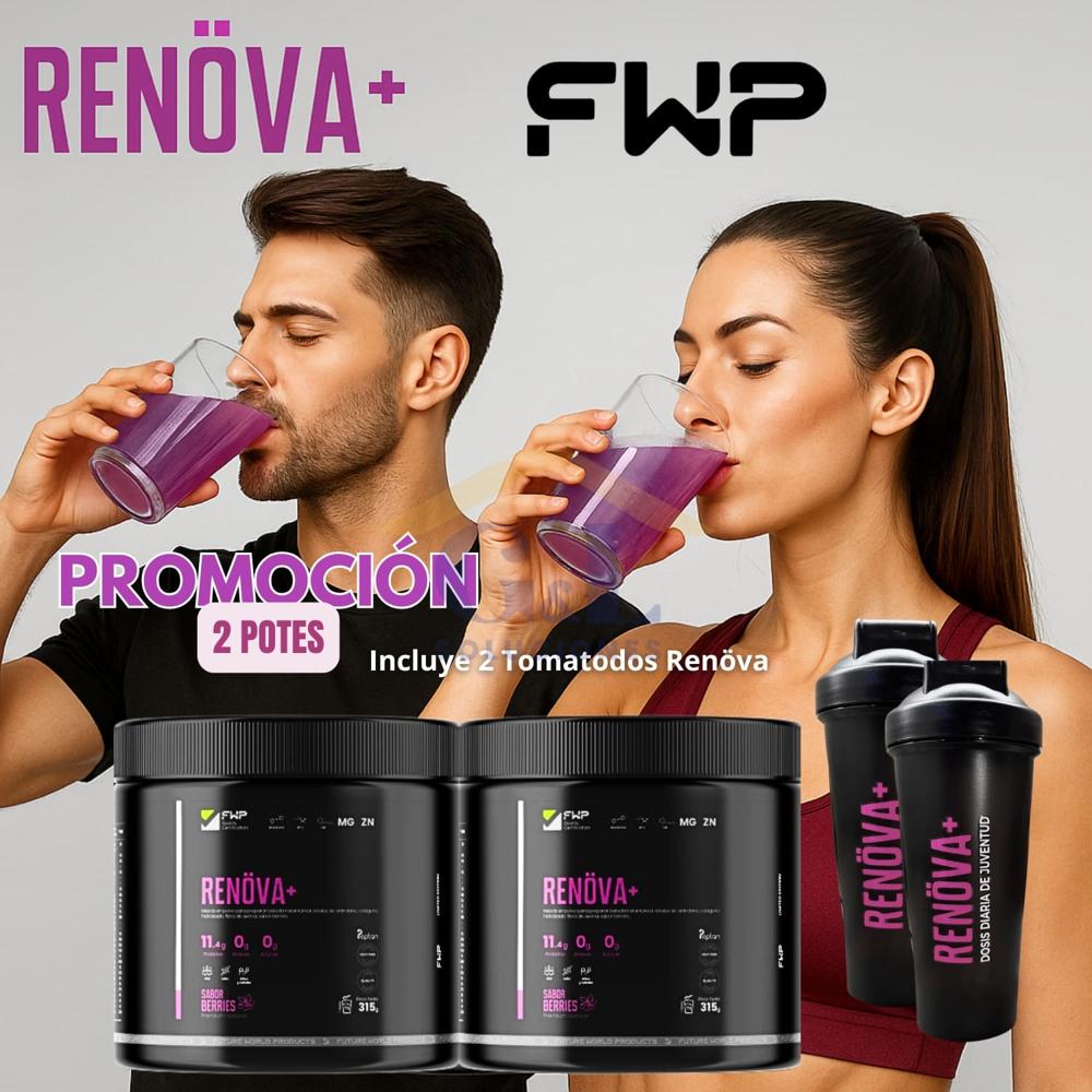 COLÁGENO ORIGINAL FWP RENOVA PROMOCIÓN 2 POTES + 2 TOMATODOS COLÁGENO ORIGINAL FWP RENOVA PROMOCIÓN 2 POTES + 2 TOMATODOS