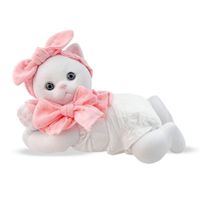 Mascota AniReal Gato Blanco con Peso Real