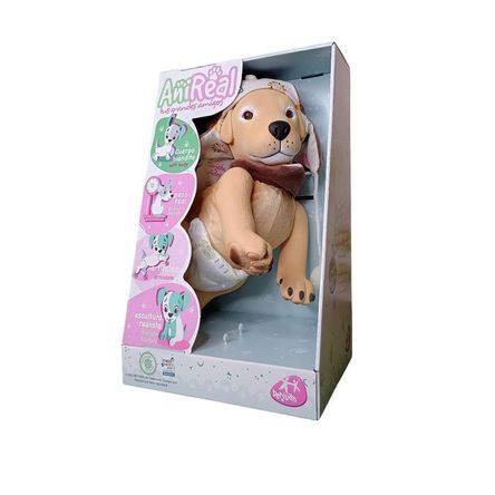 Mascota AniReal Perro Golden con Peso Real
