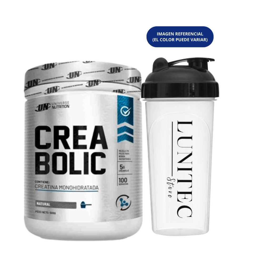 Creatina Universe Nutrition Creabolic 500 G Natural + Shaker Creatina Universe Nutrition Creabolic 500 G Natural + Shaker
