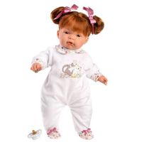 Muñeca Llorens Joelle Pelirroja 38 cm Estampado Gatito