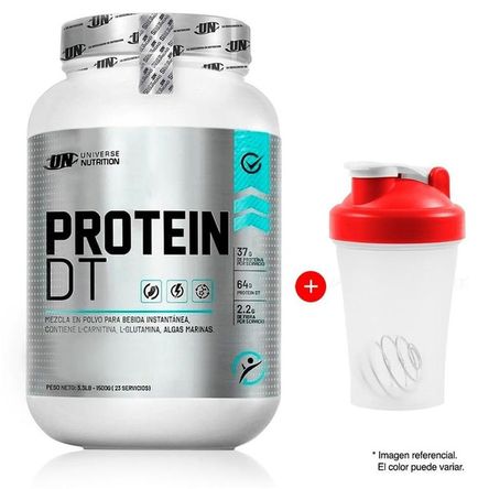 PROTEÍNA PROTEIN DT 1.5 KG CHOCOLATE MÁS SHAKER
