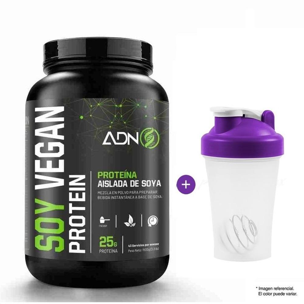 PROTEÍNA SOY VEGAN 1.5 KG CHOCOLATE ADN NUTRITION MÁS OBSEQUIO PROTEÍNA SOY VEGAN 1.5 KG CHOCOLATE ADN NUTRITION MÁS OBSEQUIO