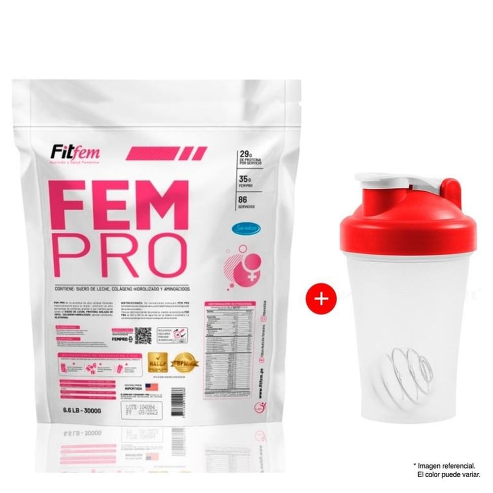 Proteína FEMPRO 3KG FITFEM VAINILLA Proteína FEMPRO 3KG FITFEM VAINILLA