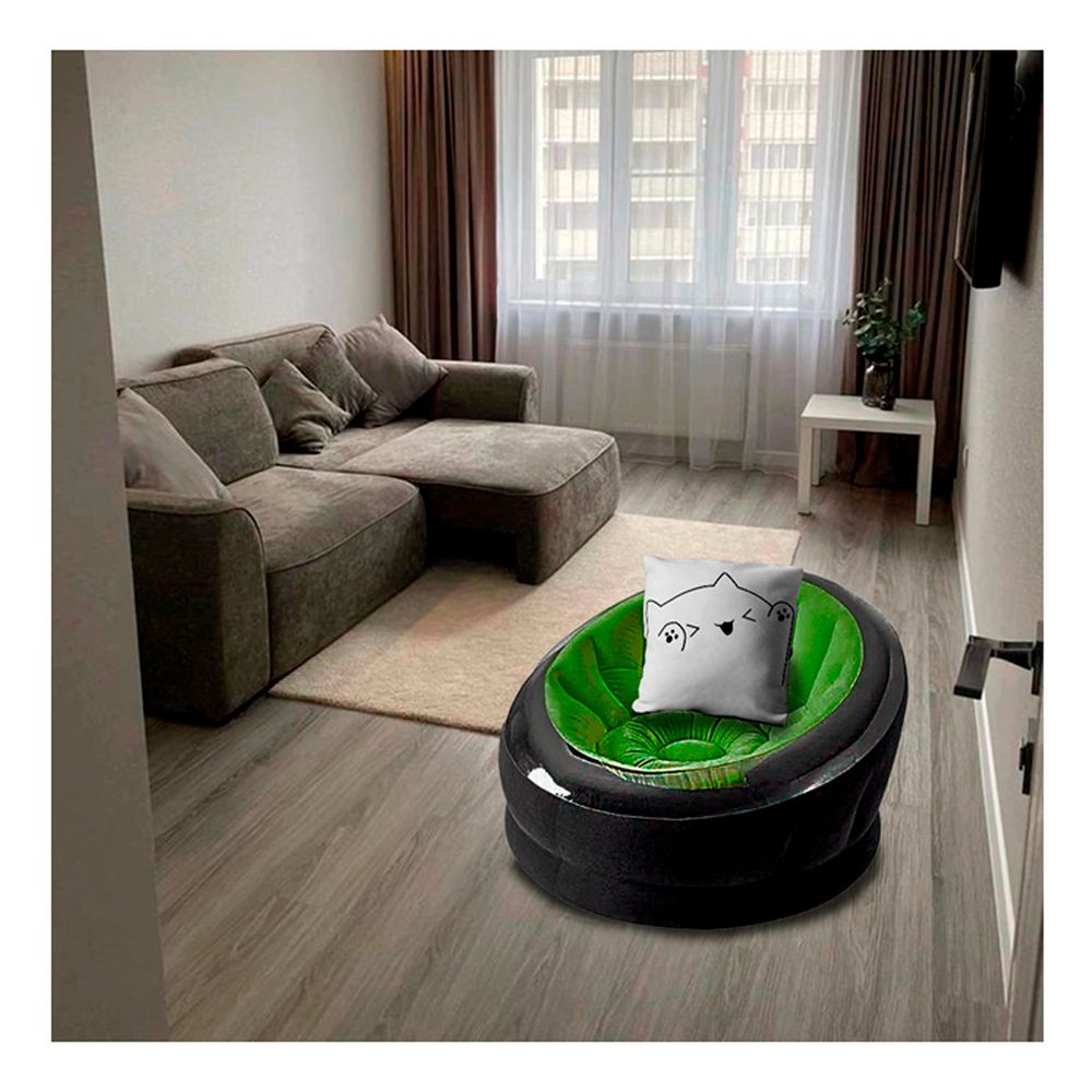 Sofa Comodo y Transportable de Color Verde Sofa Comodo y Transportable de Color Verde