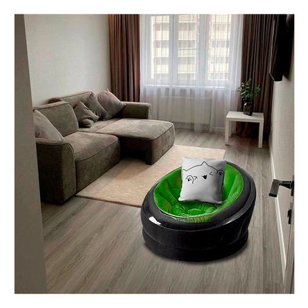 Sofa Comodo y Transportable de Color Verde Sofa Comodo y Transportable de Color Verde