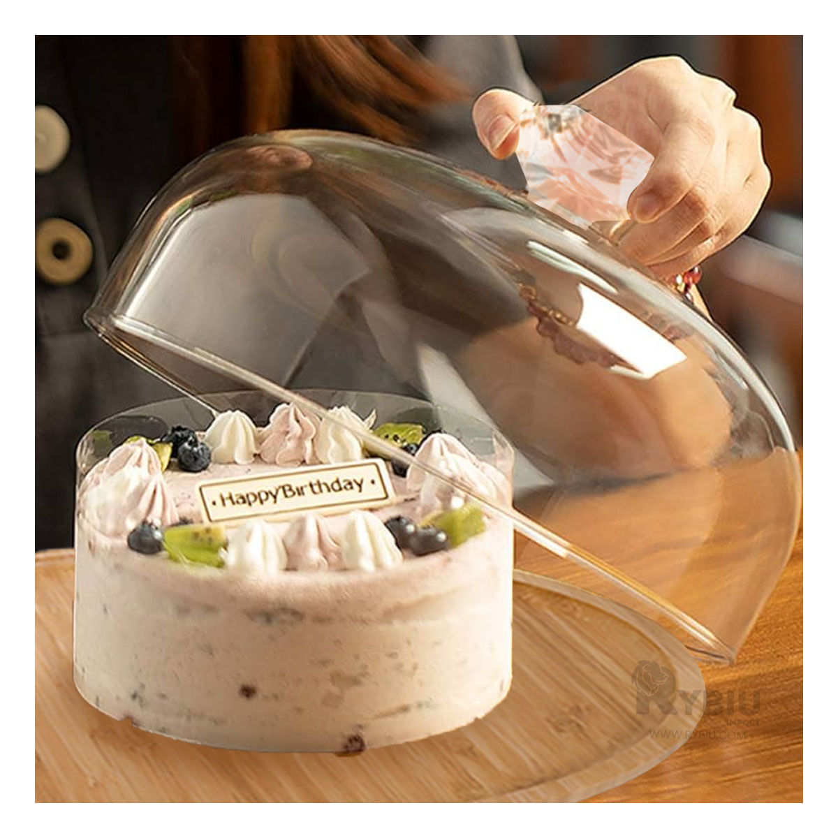 Soporte Pedestal Redondo de 28 cm Y+Papel de Regalo