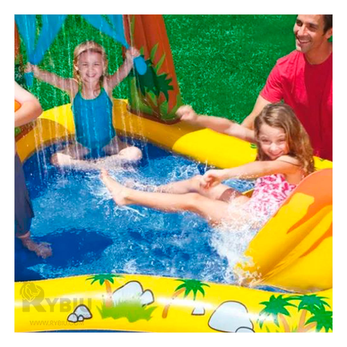 Centro de Juego Inflable en Multicolor Y+Papel de Regalo