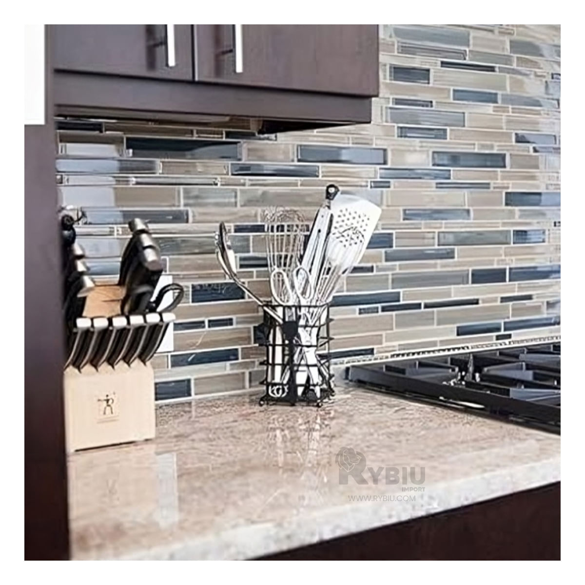 Porta Cuchara para Mesa Negro Y+Agendita