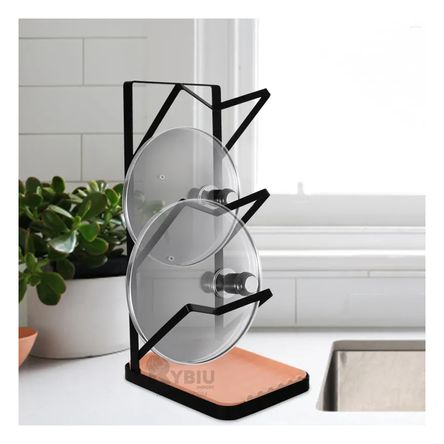 Organizador Eficaz de Olla de Color Negro Y+Stickers Organizador Eficaz de Olla de Color Negro Y+Stickers