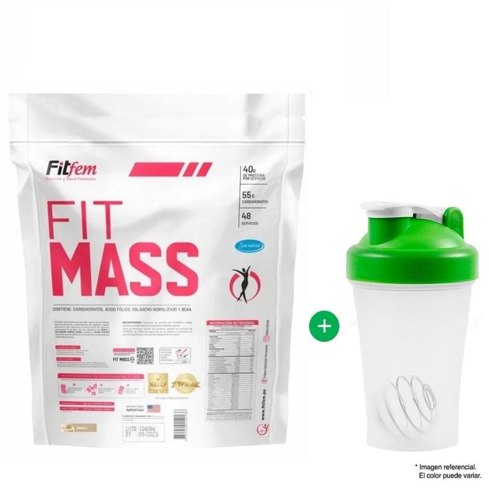 PROTEÍNA FITFEM FITMASS 5 KG VAINILLA + SHAKER MUJER PROTEÍNA FITFEM FITMASS 5 KG VAINILLA + SHAKER MUJER