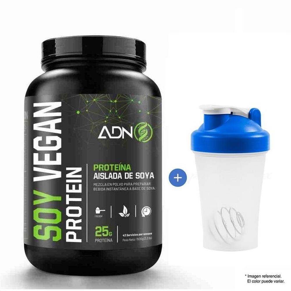 Soy Vegan 1.5 kg ADN - Vainilla Proteína de Soya Soy Vegan 1.5 kg ADN - Vainilla Proteína de Soya