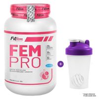 Proteína Fitfem Fem Pro 1.1 kg Chocolate Shaker