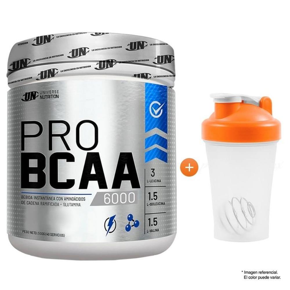 Pro bcaa 6000 500 gr aminoácidos un Naranja + tomatodo Pro bcaa 6000 500 gr aminoácidos un Naranja + tomatodo