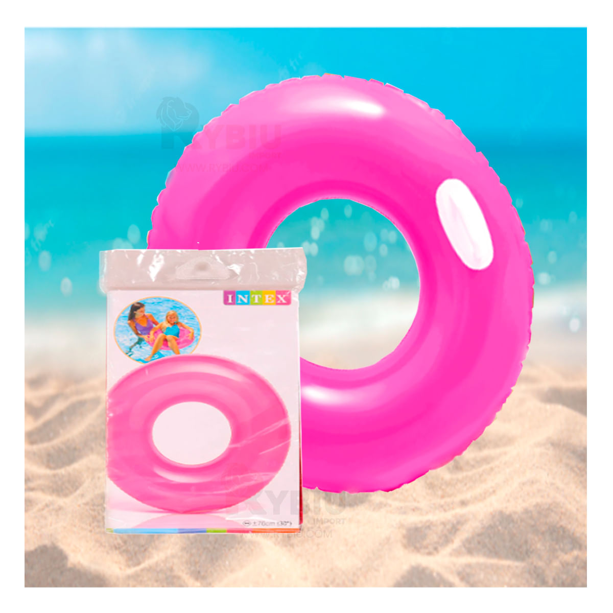 Flotador Innovador con Agarre en Fucsia Y+Agendita