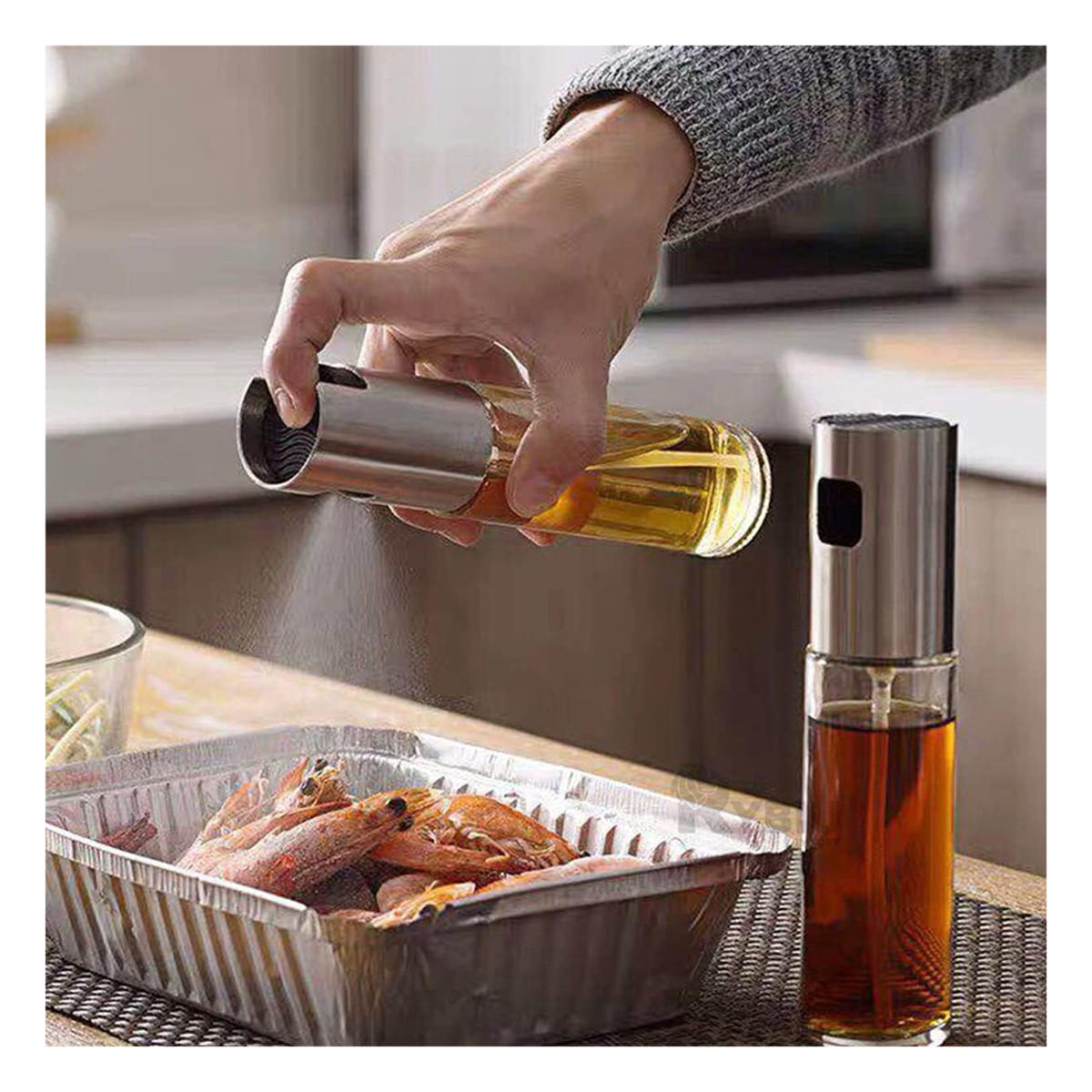 Aceitero Brillante de Vidrio en 100 ml Y+Stickers