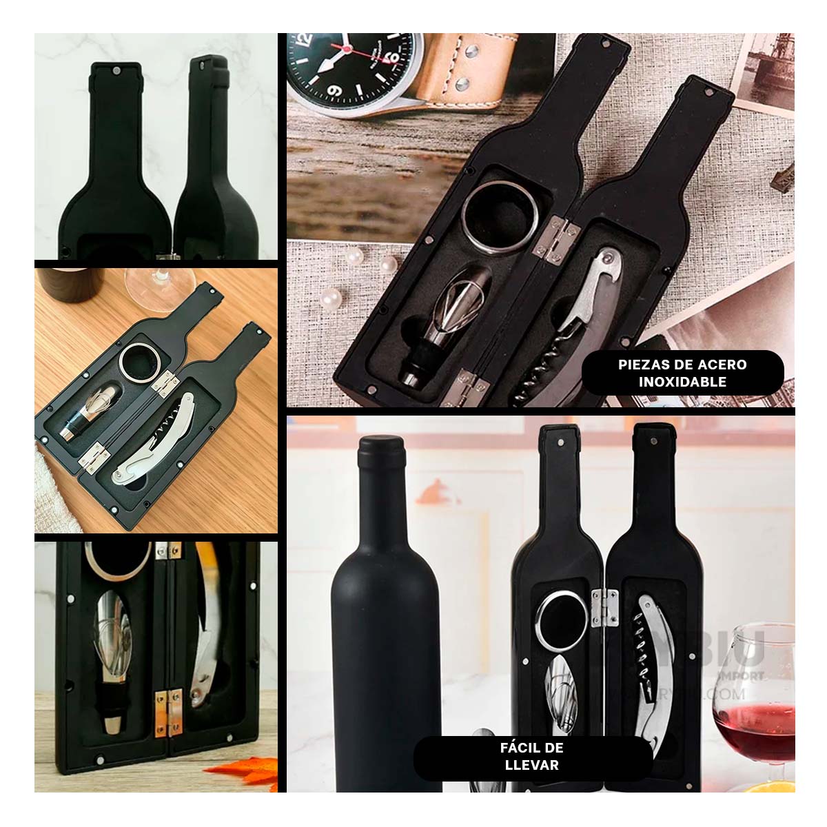 Botella Funcional en Color Negro Y+Agendita