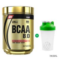 BCAA 8.0 LEVEL PRO 540 GRAMOS FRUIT PUNCH + SHAKER