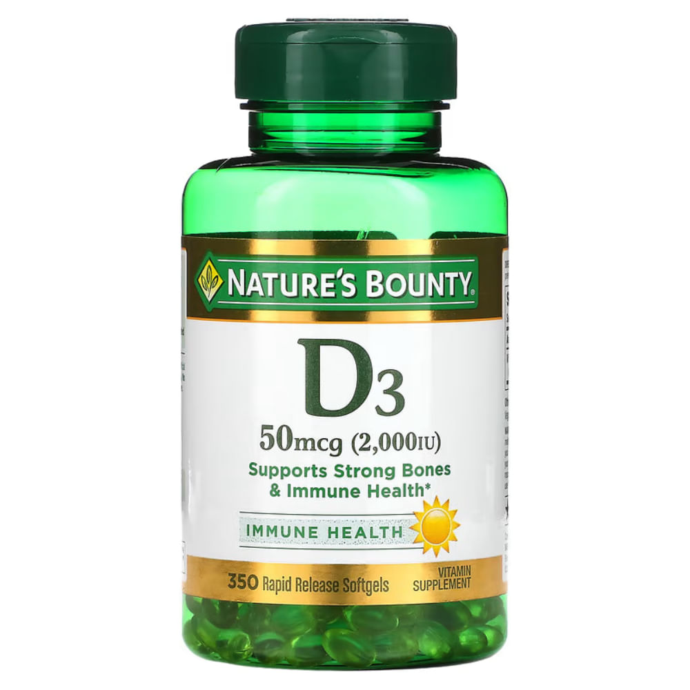 D3 50mcg 2,000IU Natures Bounty D3 50mcg 2,000IU Natures Bounty