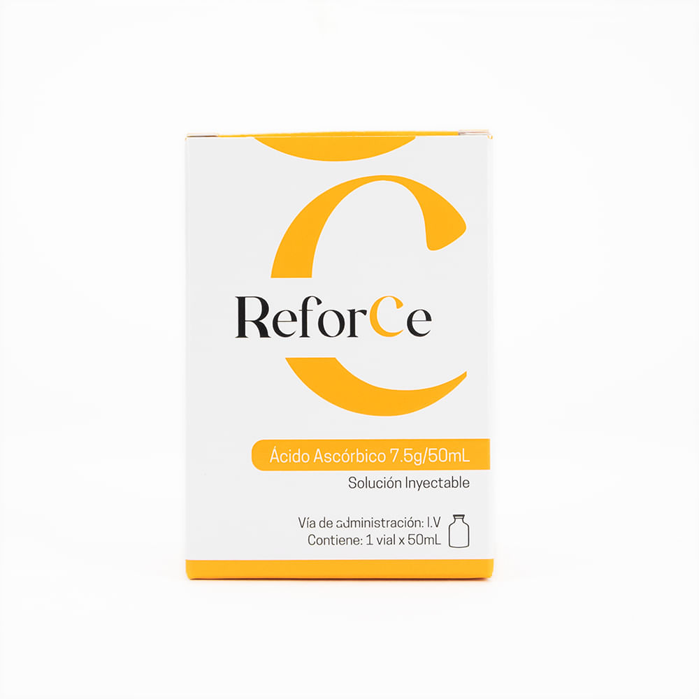 Vitamina C Reforce 7.5 Gr 50 ML Solución Inyectable Vitamina C Reforce 7.5 Gr 50 ML Solución Inyectable
