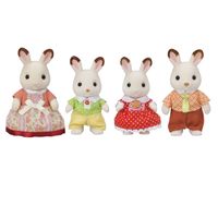 Familia Conejo Chocolate Sylvanian Families