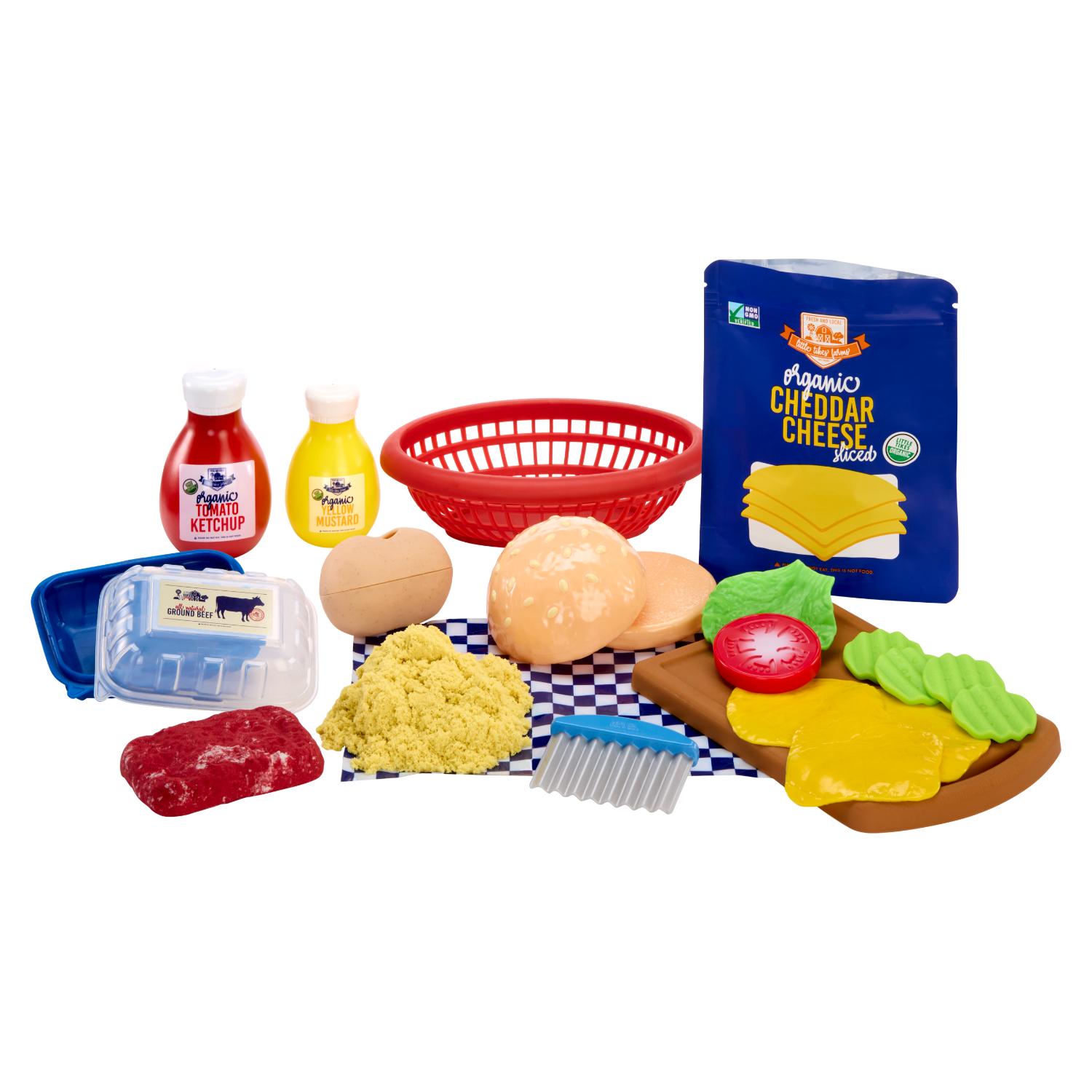 Set De Juego Little Tikes Creative Chefs Cheeseburger & Fries