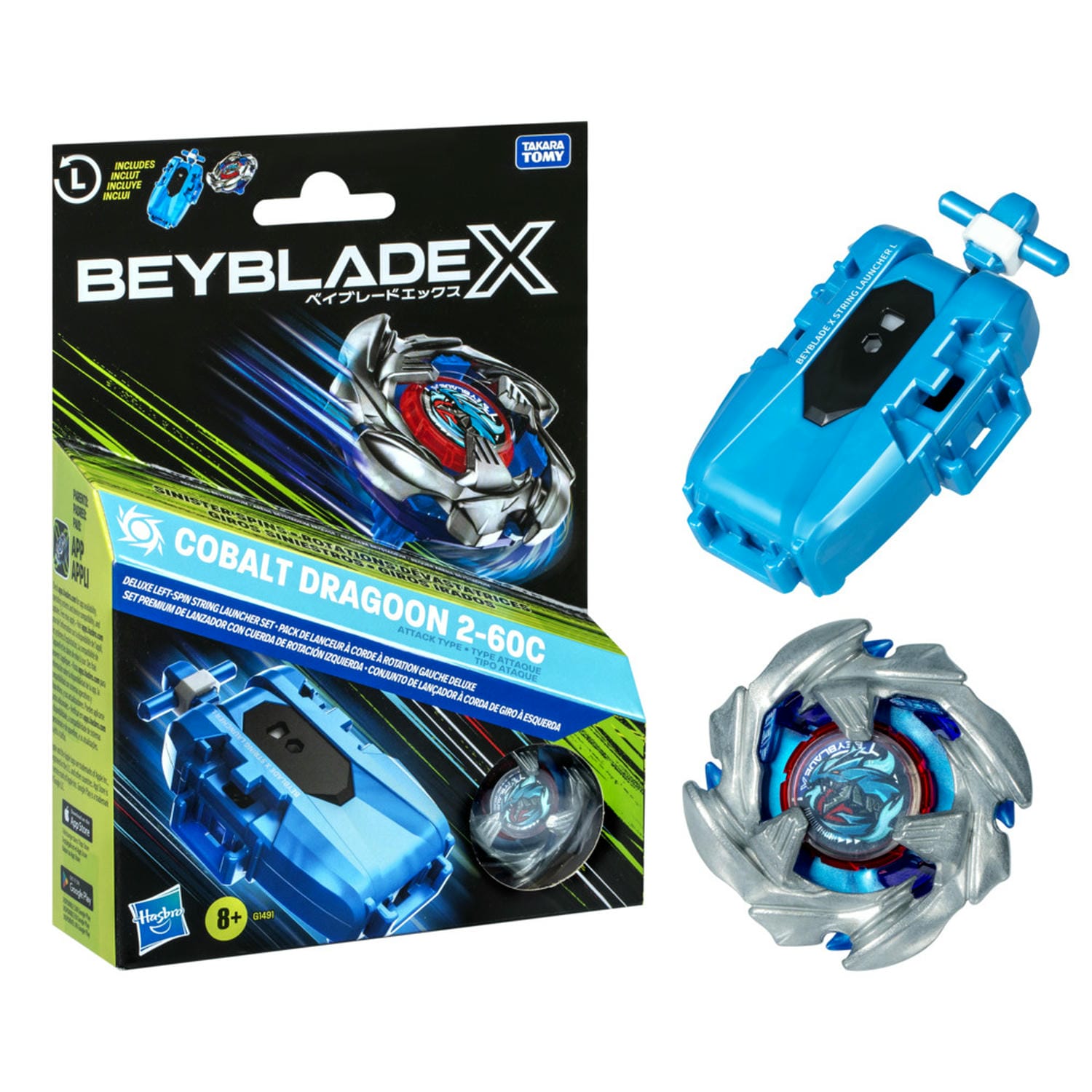 Set De Batalla Beyblade X Deluxe Launcher Roosevelt
