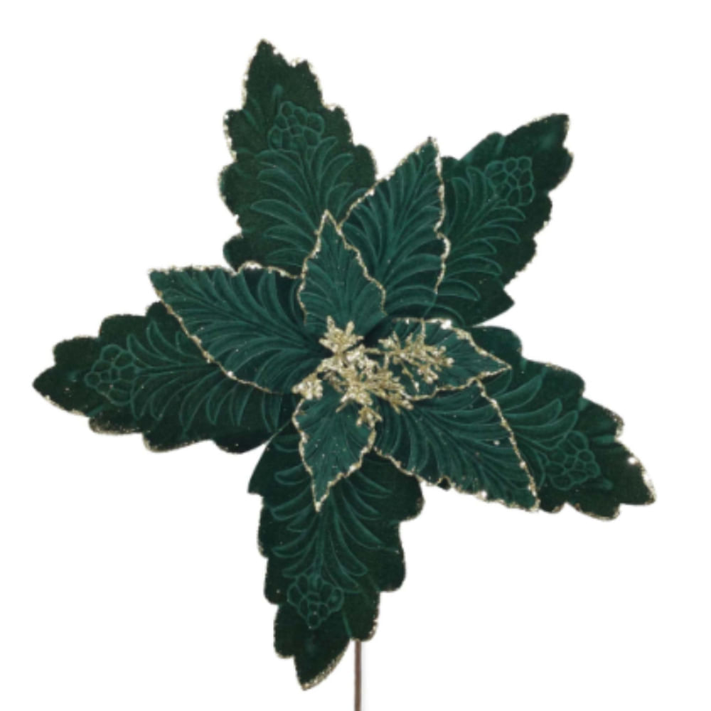 Poinsettia Verde 40 Cm