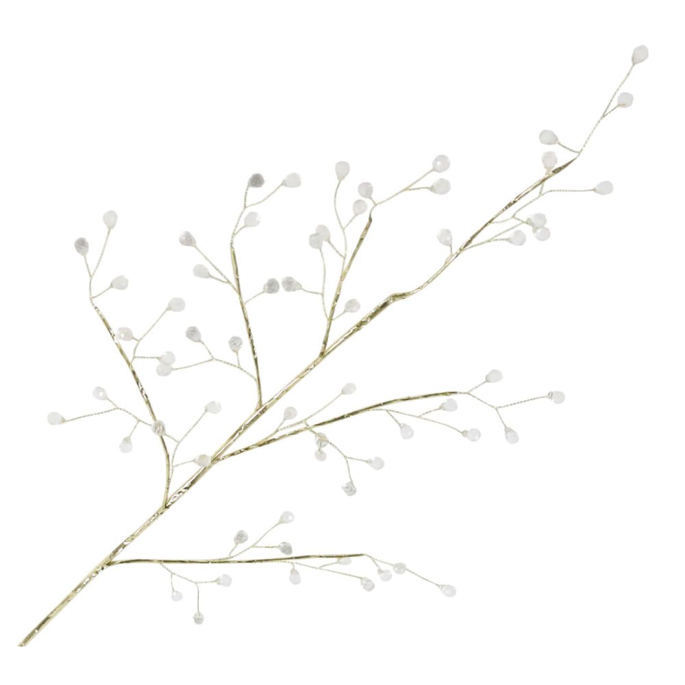 Rama Piedras Dorada 72 Cm