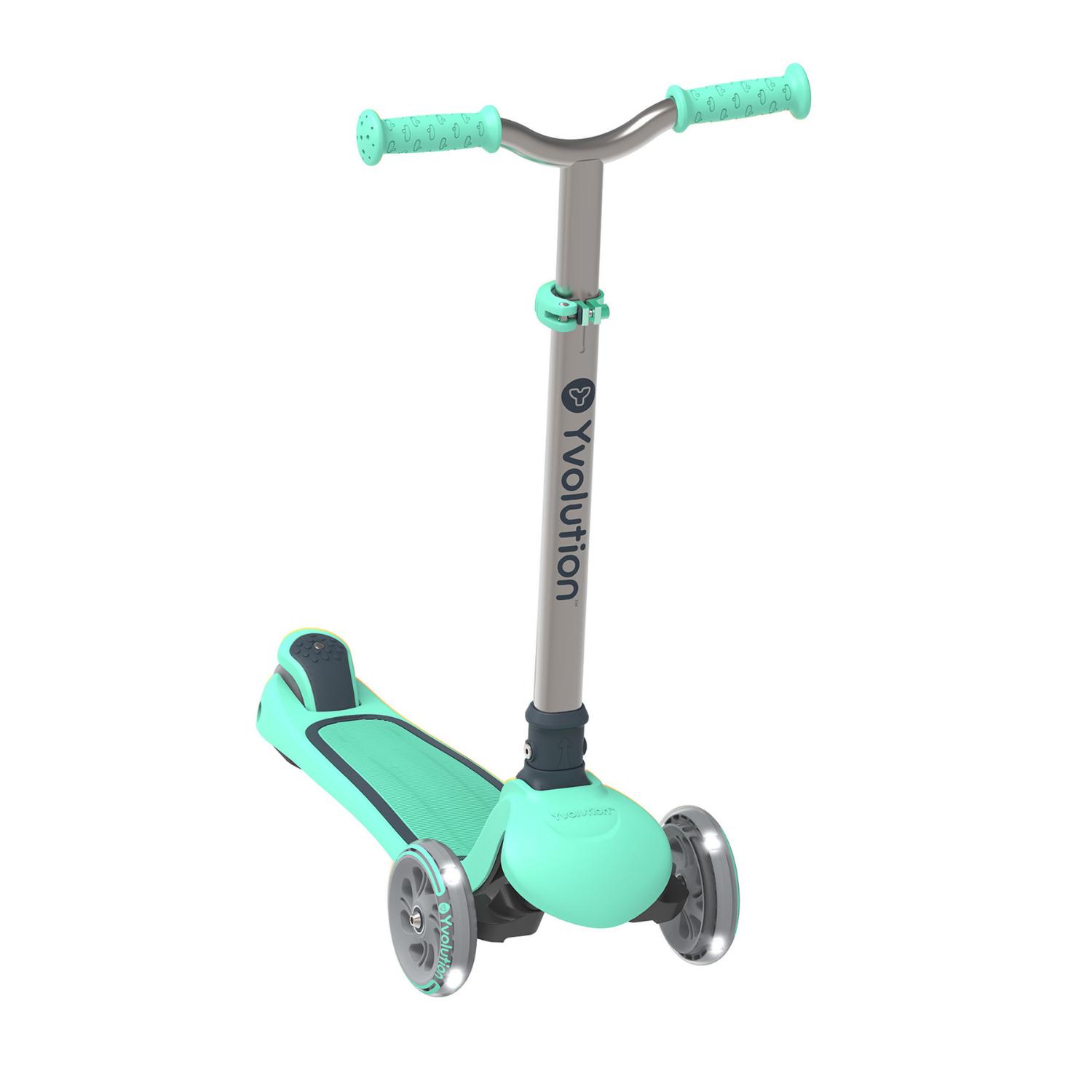 Scooter Plegable Para Niños Yvolution Yglider Air 3 A 8 Años Verde