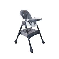 Silla De Comer Para Bebé Baby Cam Wesley Gris