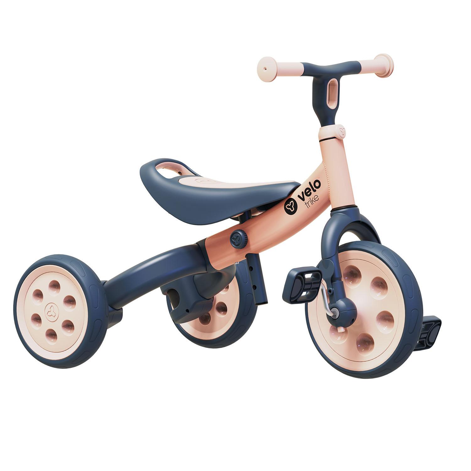 Triciclo Y Bicicleta De Balance Para Niños Yvolution Velo Trike 2 En 1 Melón