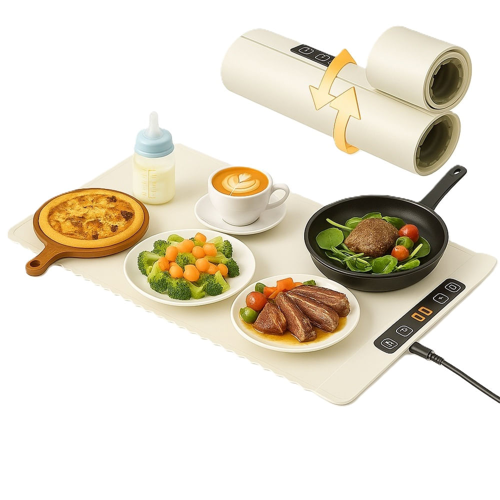 Bandeja de Calentamiento Smart para Alimentos Beige