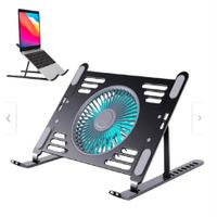 Soporte Aluminio Base Cooler Ventilador de Laptop Notebook HZ44