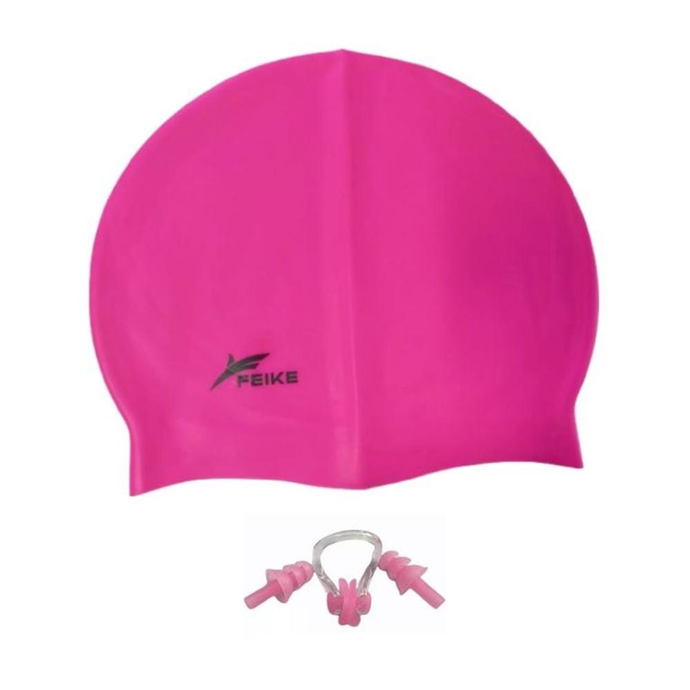 Gorro para Natacion Rosado de Silicona