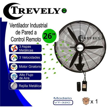 Ventilador Industrial de Pared TREVELY 26 Ventilador Industrial de Pared TREVELY 26