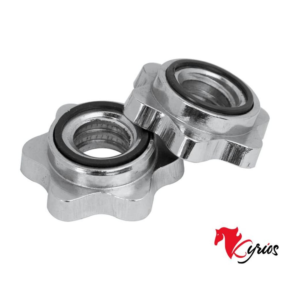 PAR DE SEGURO TUERCAS DE MANUBRIOS Y BARRAS MODELO ESTRELLA