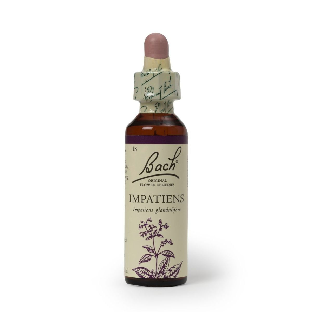 Esencia de Flores de Bach Impatiens 20ml  para las Personas Nerviosas e Impacientes.