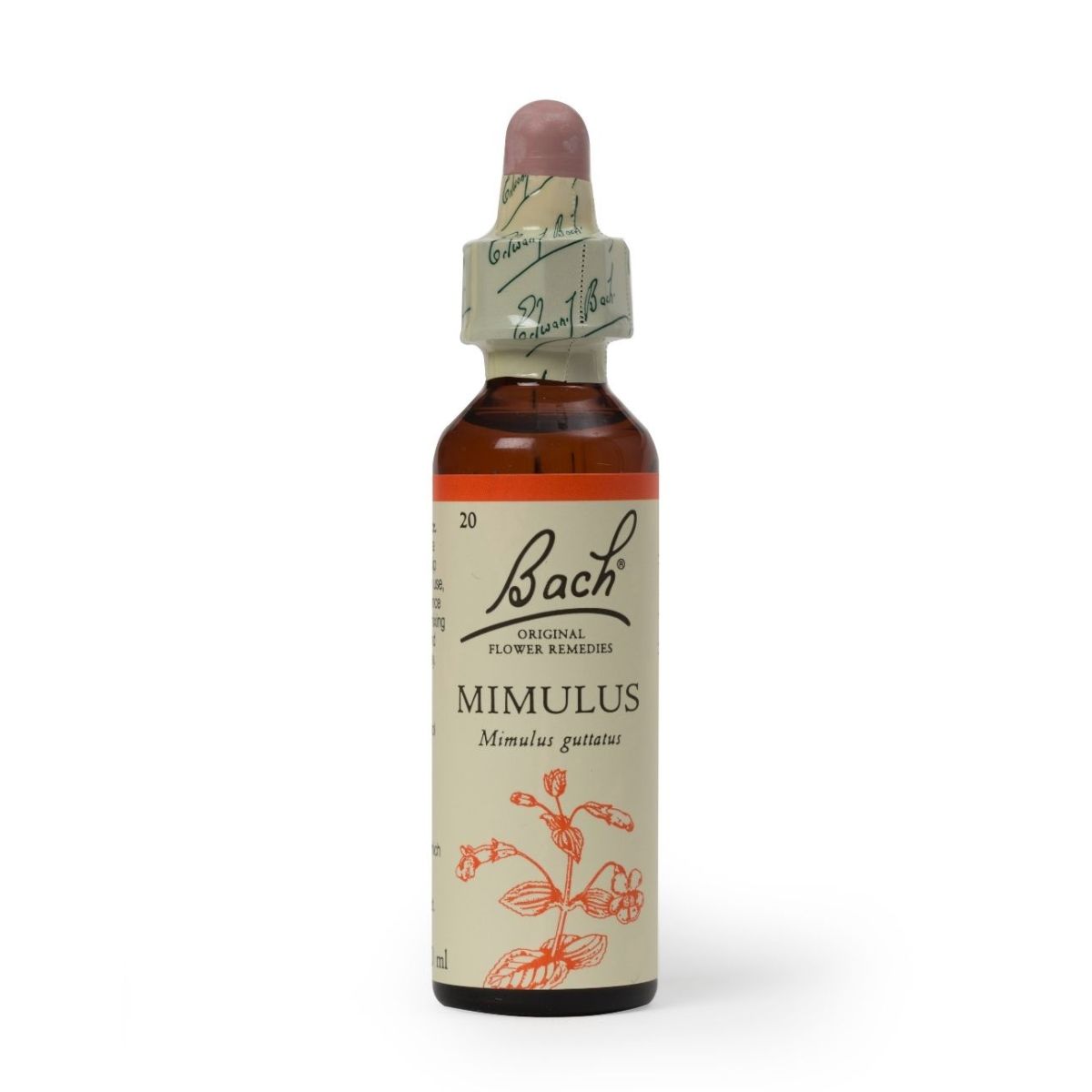 Esencia de Flores de Bach Mimulus 20ml  para Afrontar Miedos Conocidos.