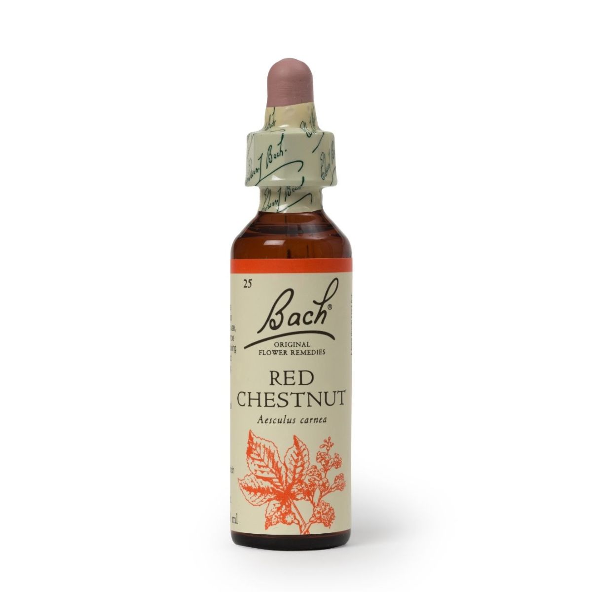 Esencia de Flores de Bach Red Chestnut 20ml  para el Exceso de Preocupaciones.