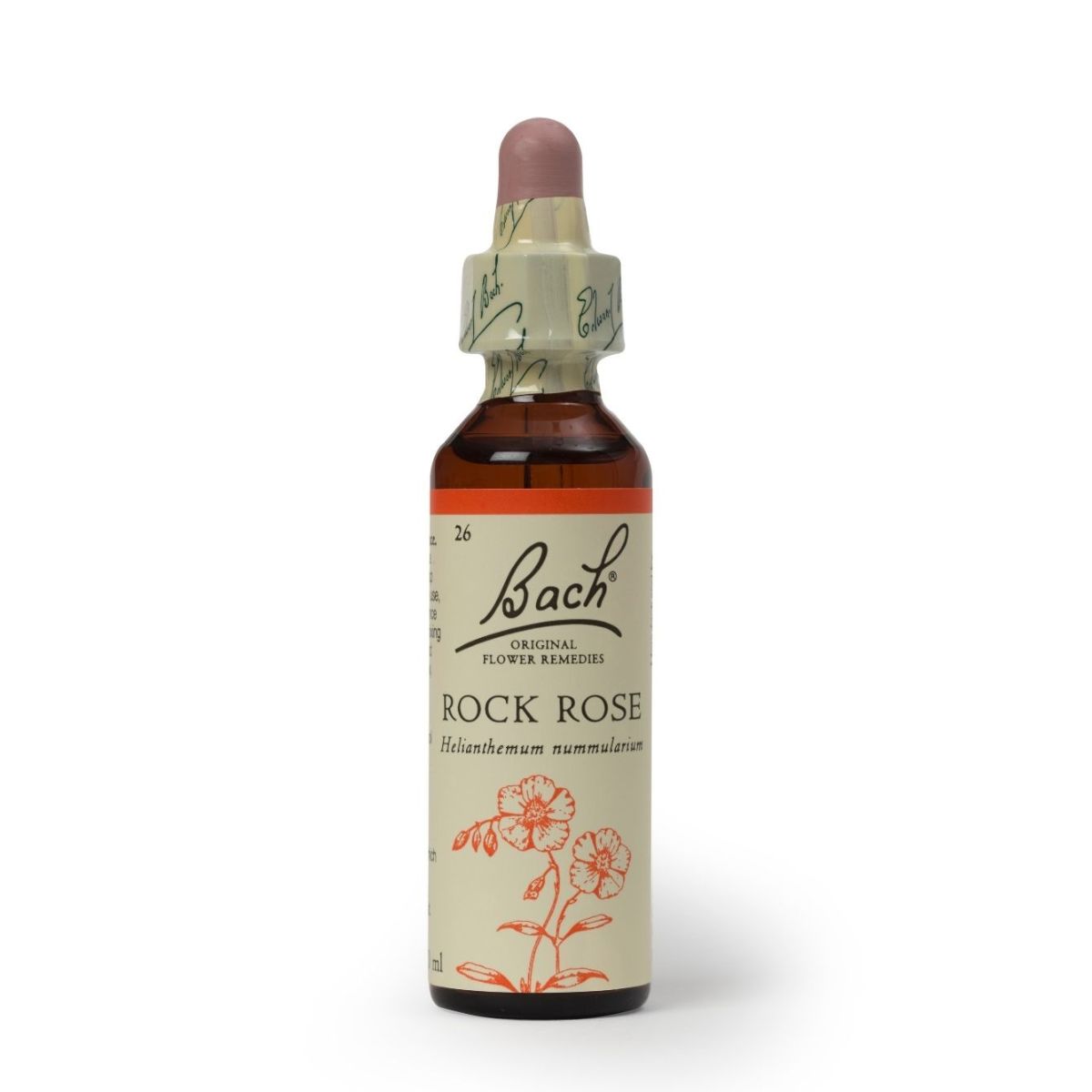 Esencia de Flores de Bach Rock Rose 20ml  para los que Se Exaltan con Facilidad.
