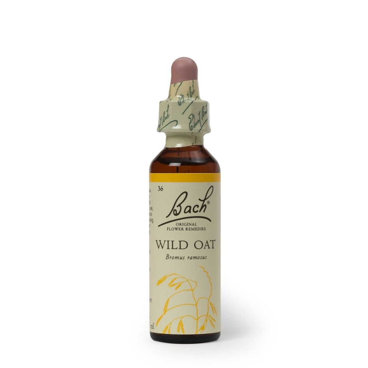 Esencia de Flores de Bach Wild Oat 20ml para los Pensamientos Indeseados.